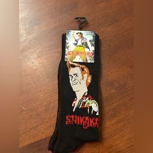 Ace Ventura Graphic Black Socks